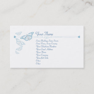 Blue Butterfly Business Cards