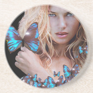 BLUE BUTTERFLY COASTER
