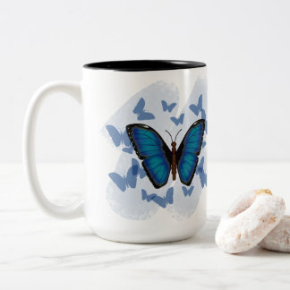 Blue Butterfly - Coffee Mug
