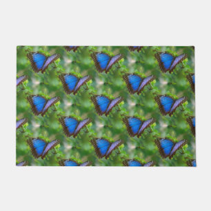 Blue Butterfly  Doormat