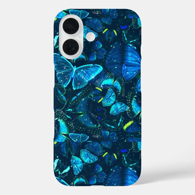 Blue Butterfly dreamy Aesthetic Celestial fantasy  Case-Mate iPhone Case (Back)