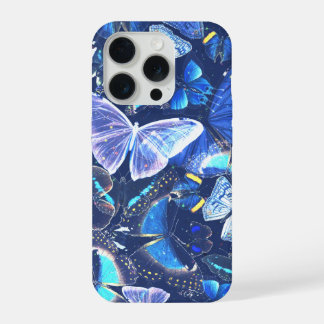 Blue Butterfly Dreamy Nature Aesthetic Celestial  iPhone 15 Pro Case