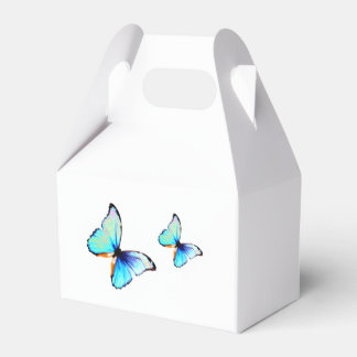 Blue Butterfly Favor Box