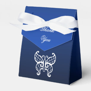 Blue Butterfly Favour Box