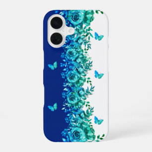 Blue Butterfly Garden Phone Case