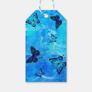 Blue Butterfly Gift Tags