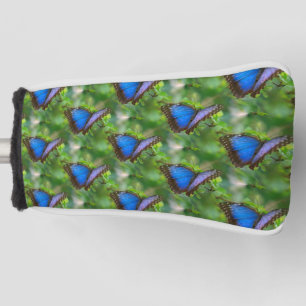Blue Butterfly Golf Head Cover