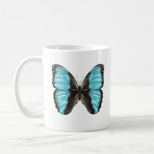 Blue Butterfly Insect Art Nature Lover Coffee Mug
