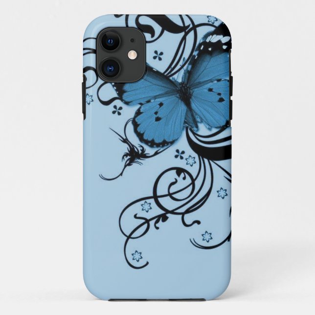 Blue Butterfly iPhone 5 Case (Back)