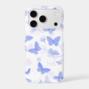 Blue Butterfly iPhone Case Pearlescent Coquette