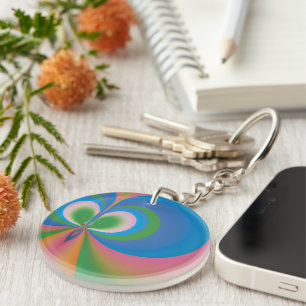 Blue Butterfly Keychain
