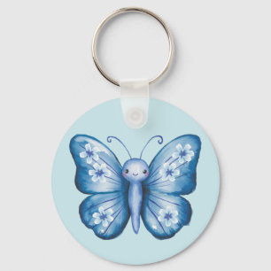 Blue Butterfly Keychain