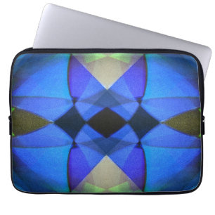 Blue Butterfly Laptop Sleeve