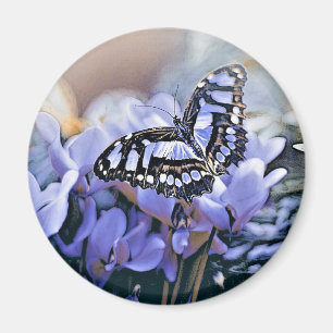 Blue Butterfly Magnet