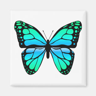 Blue Butterfly Magnet