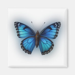 Blue Butterfly Magnet