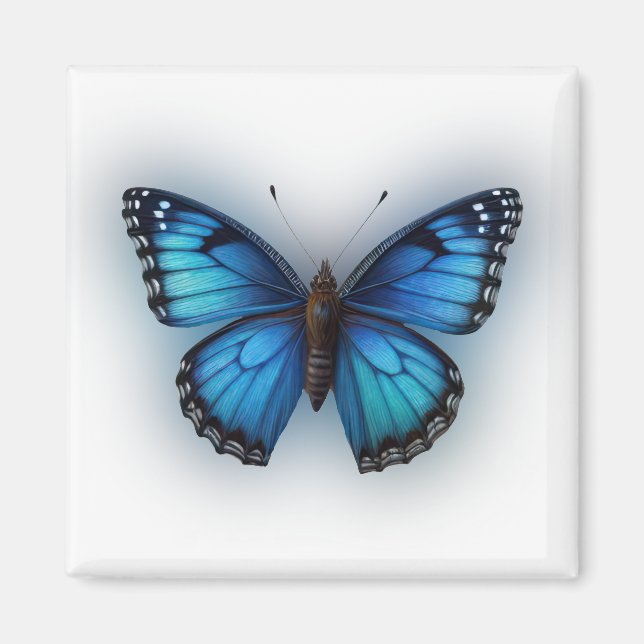 Blue Butterfly Magnet (Front)
