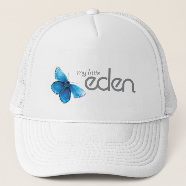 Blue butterfly my little eden hat (Front)