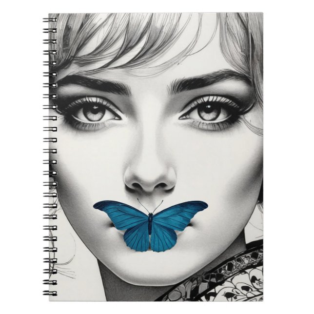 Blue Butterfly | Notebook of Unsaid Words  (Front)