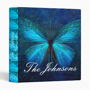 Blue Butterfly of Joy & Luck Binder