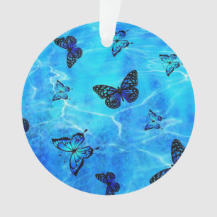 Blue Butterfly Ornament