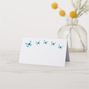 Blue Butterfly Place Card
