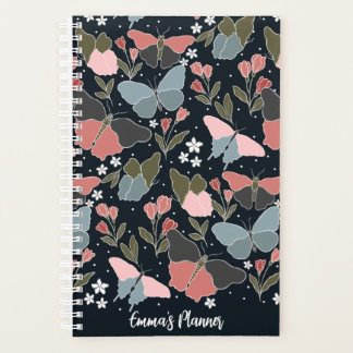 Blue butterfly planner | Cute customizable planner