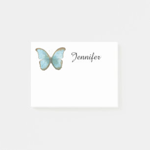 Blue Butterfly Post-it Notes