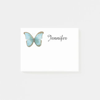 Blue Butterfly Post-it Notes