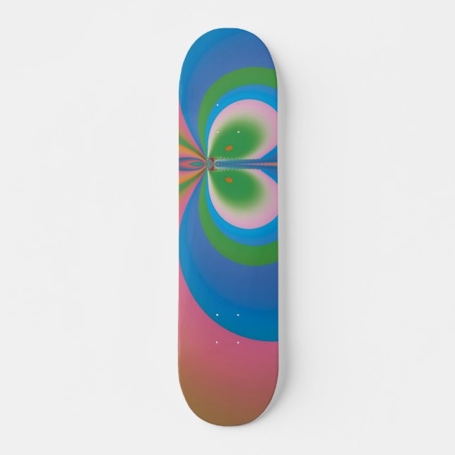 Blue Butterfly Skateboard (Front)