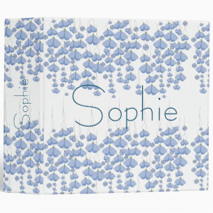 Blue Butterfly Swarm Custom Binder