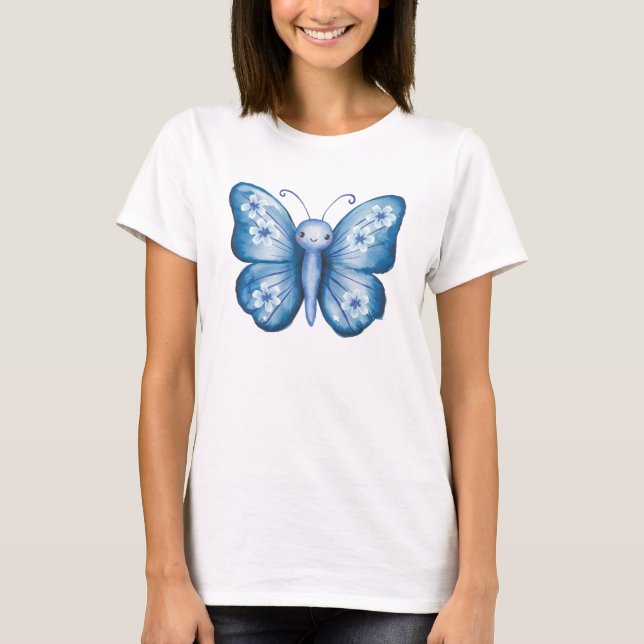 Blue Butterfly T-Shirt (Front)