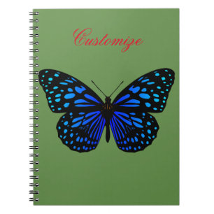 Blue Butterfly Thunder_Cove Notebook