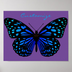 Blue butterfly Thunder_Cove Poster