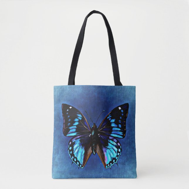 Blue Butterfly Tote (Front)