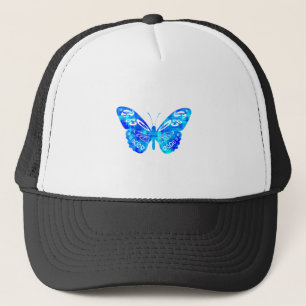 Blue Butterfly Trucker Hat