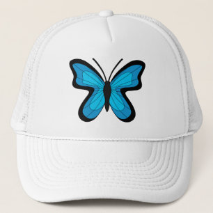 Blue Butterfly Trucker Hat