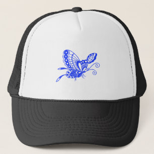 Blue Butterfly Trucker Hat