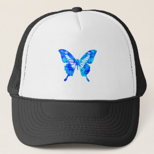Blue Butterfly Trucker Hat