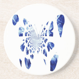 Blue Butterfly Wings Coaster