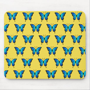 Blue Butterflys by storeman. Mouse Pad