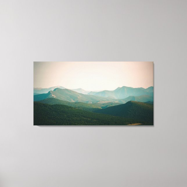 Blue by the Mountains Canvas Print (Front)