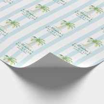 Blue Cabana Stripes Palm Bach Club Bachelorette