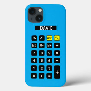 Blue Calculator with Keypad  iPhone 13 Case