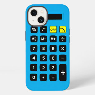 Blue Calculator with Keypad iPhone 13 Case