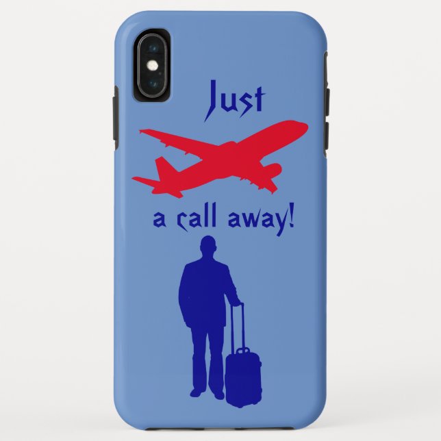 Blue --Call Me Case-Mate iPhone Case (Back)