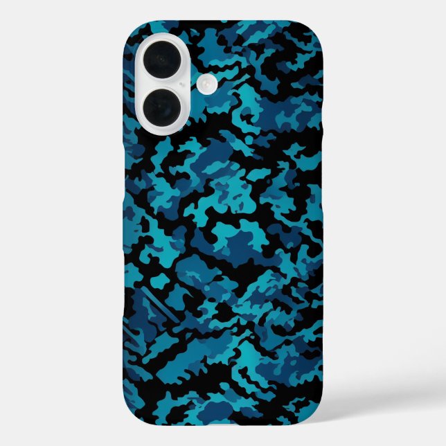 Blue Camo Case-Mate iPhone Case (Back)