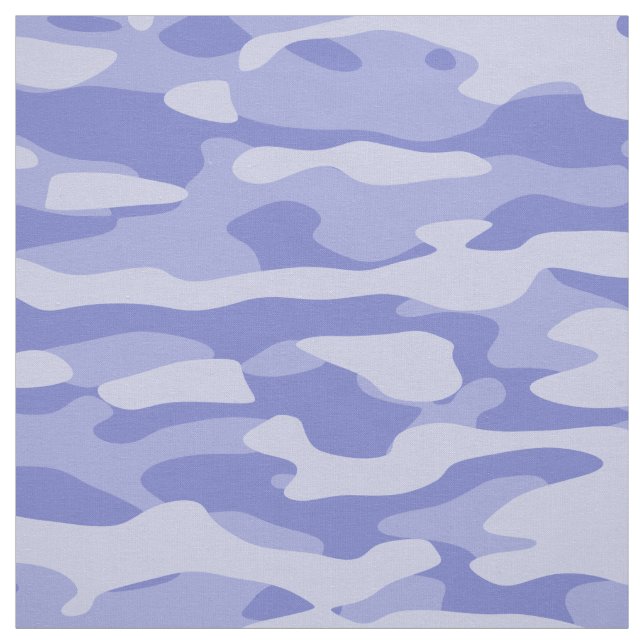 Blue Camo Fabric (Swatch)