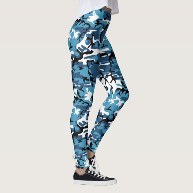 Blue Camo Leggings (Right)