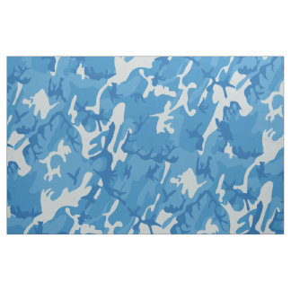 Blue Camo (Ocean Sea Camouflage) Fabric